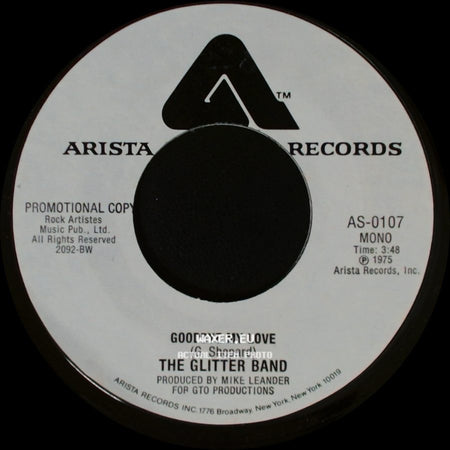 The Glitter Band - Goodbye My Love / Goodbye My Love side A