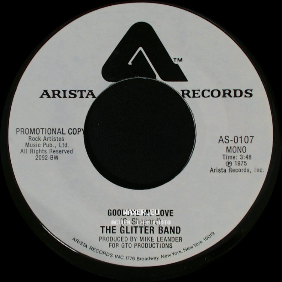The Glitter Band - Goodbye My Love / Goodbye My Love side B