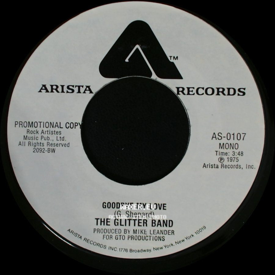 The Glitter Band - Goodbye My Love / Goodbye My Love side B