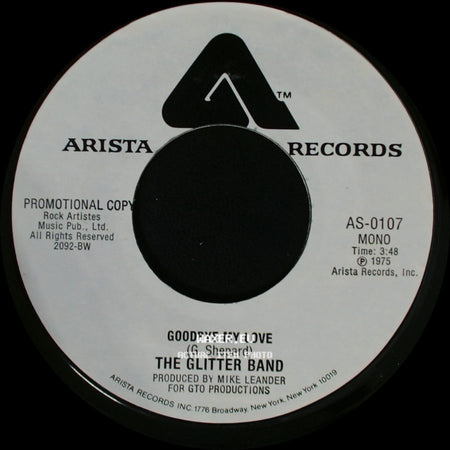 The Glitter Band - Goodbye My Love / Goodbye My Love side B