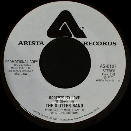 The Glitter Band - Goodbye My Love / Goodbye My Love side A