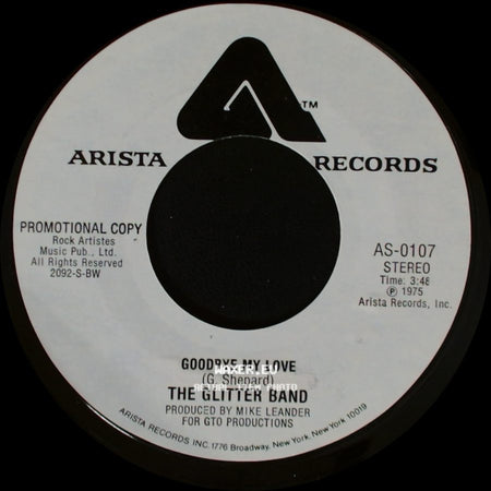 The Glitter Band - Goodbye My Love / Goodbye My Love side A