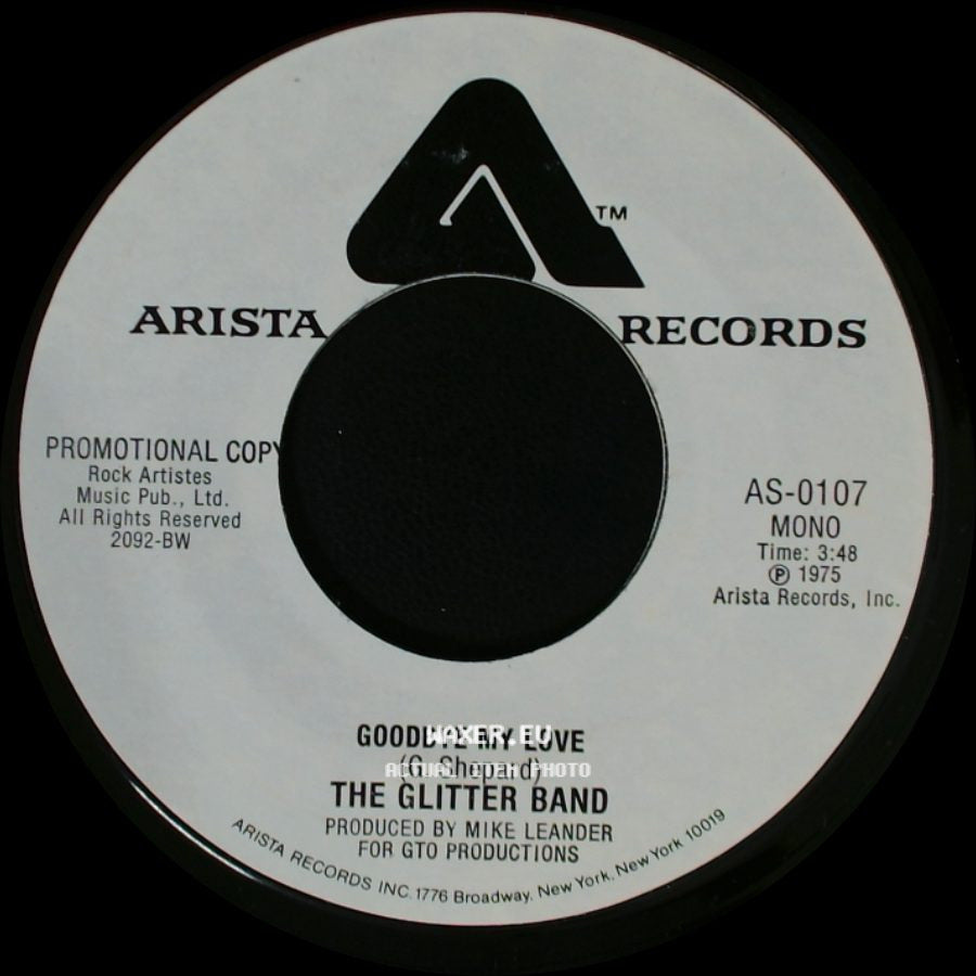 The Glitter Band - Goodbye My Love / Goodbye My Love side B