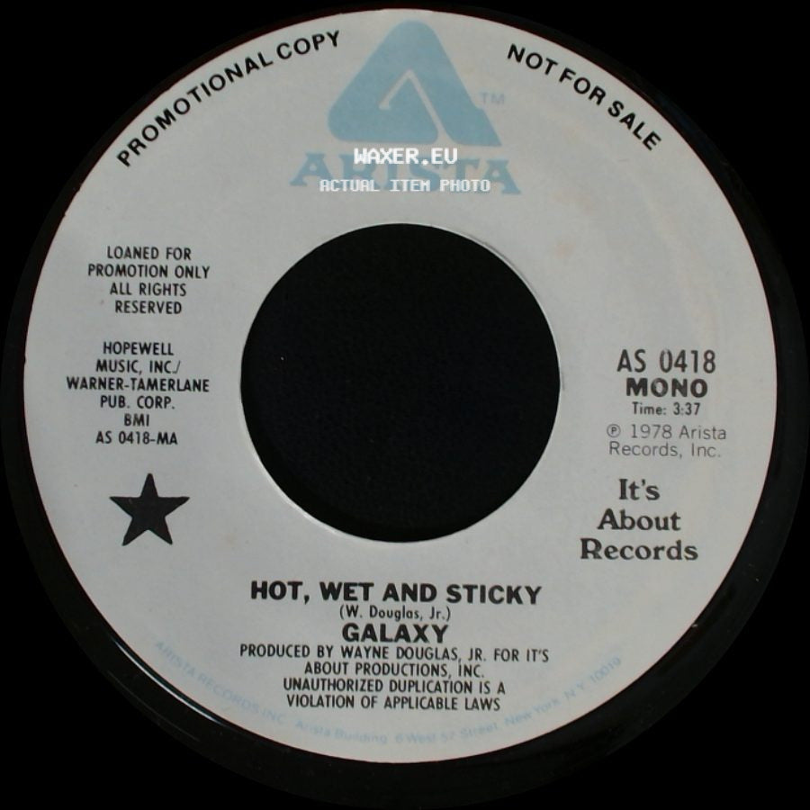 Galaxy - Hot, Wet And Sticky / Hot, Wet And Sticky side A