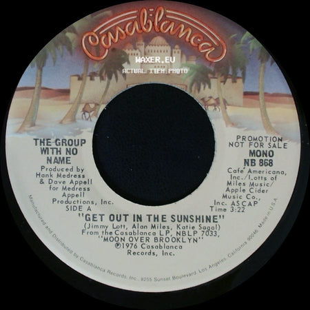 The Group With No Name - Get Out In The Sunshine / Get Out In The Sunshine side B