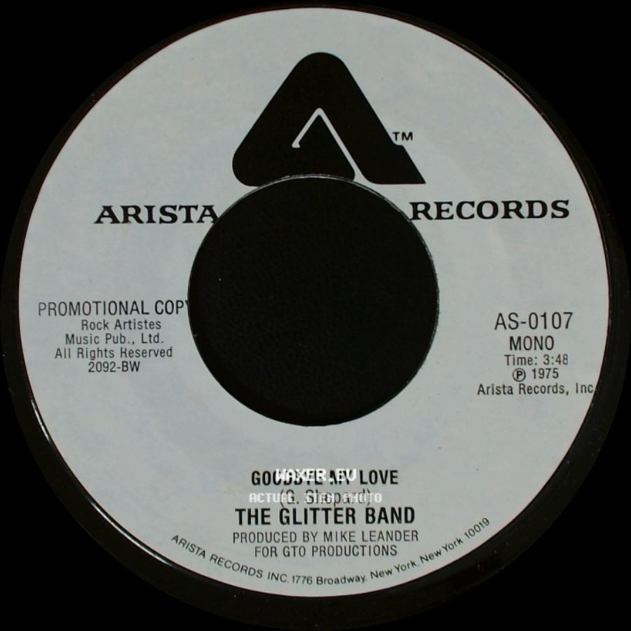 The Glitter Band - Goodbye My Love / Goodbye My Love side A