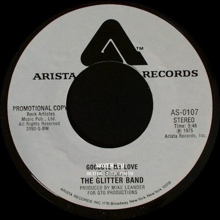 The Glitter Band - Goodbye My Love / Goodbye My Love side B