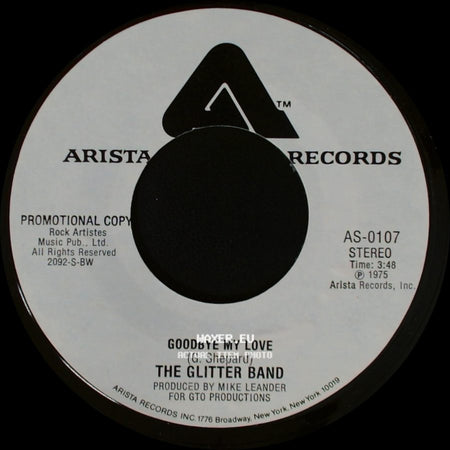The Glitter Band - Goodbye My Love / Goodbye My Love side A