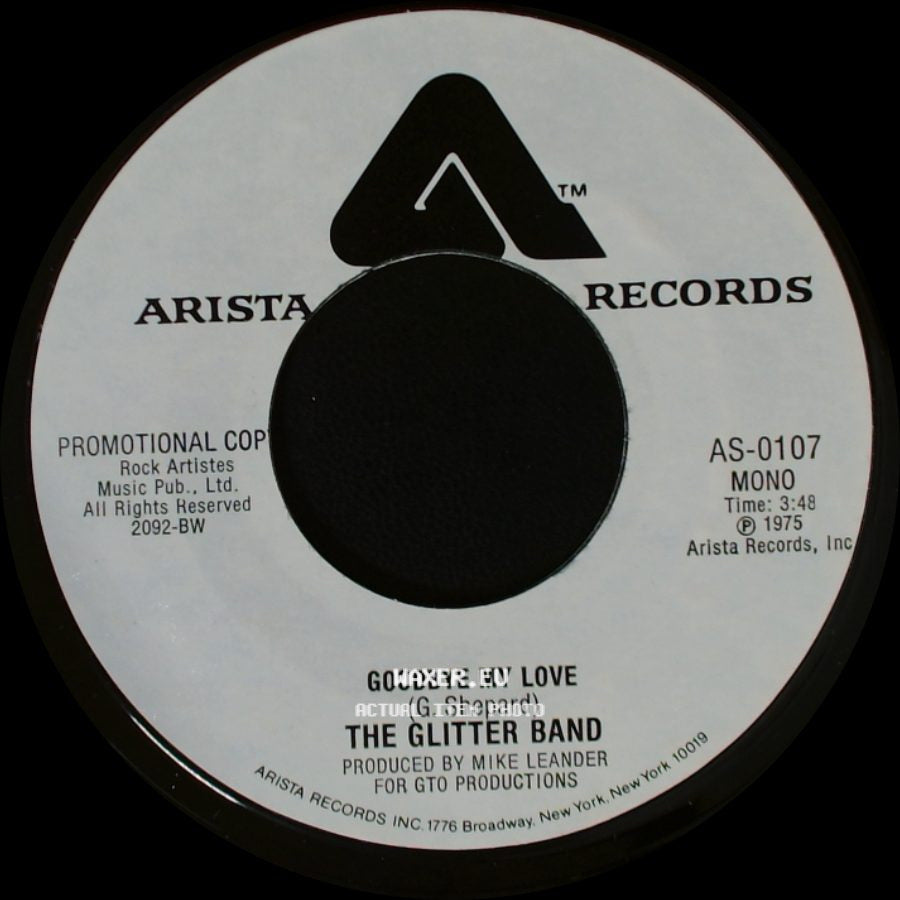 The Glitter Band - Goodbye My Love / Goodbye My Love side B