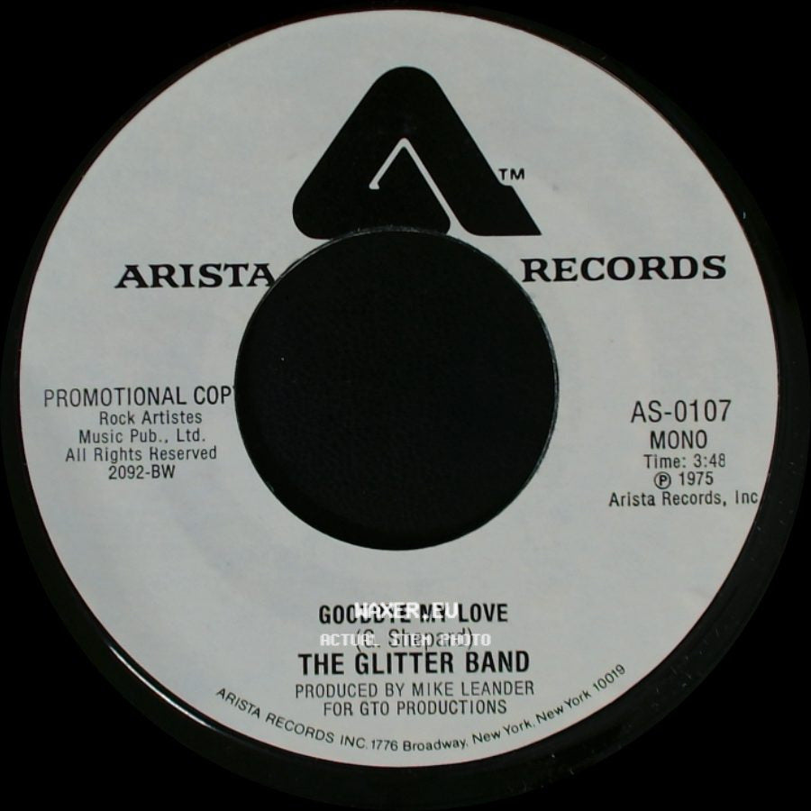 The Glitter Band - Goodbye My Love / Goodbye My Love side B
