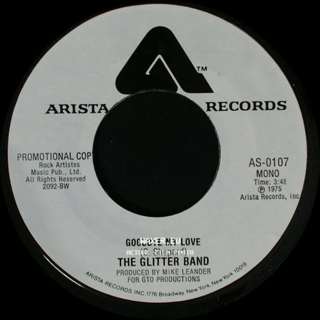 The Glitter Band - Goodbye My Love / Goodbye My Love side B