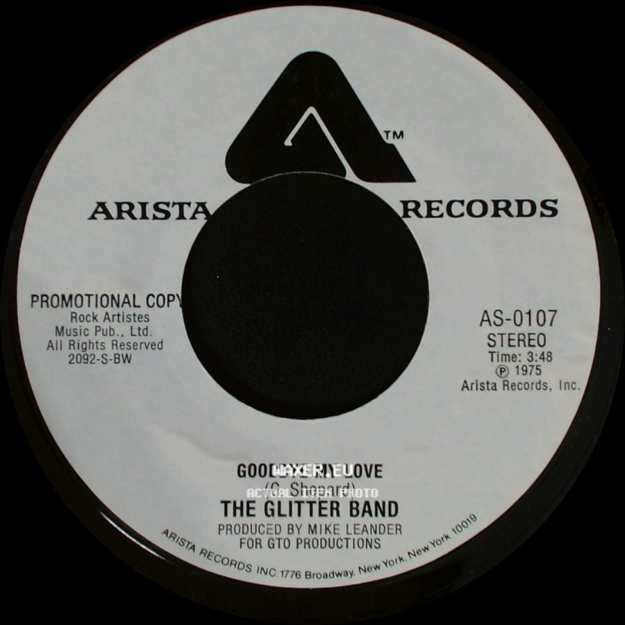 The Glitter Band - Goodbye My Love / Goodbye My Love side B