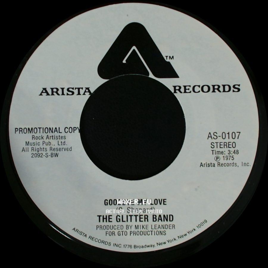 The Glitter Band - Goodbye My Love / Goodbye My Love side B