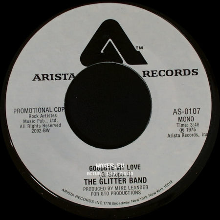 The Glitter Band - Goodbye My Love / Goodbye My Love side A