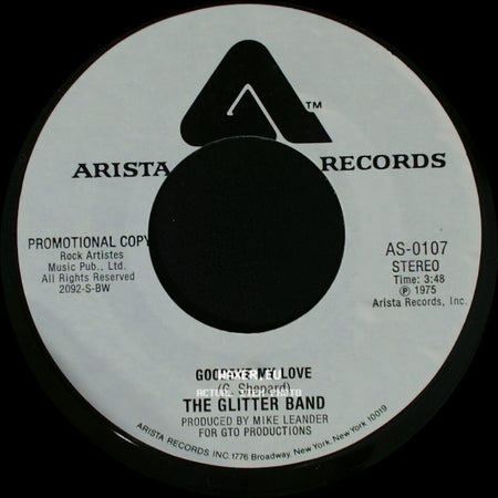 The Glitter Band - Goodbye My Love / Goodbye My Love side B