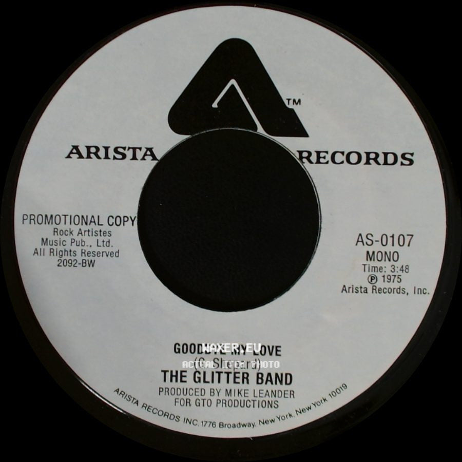 The Glitter Band - Goodbye My Love / Goodbye My Love side A