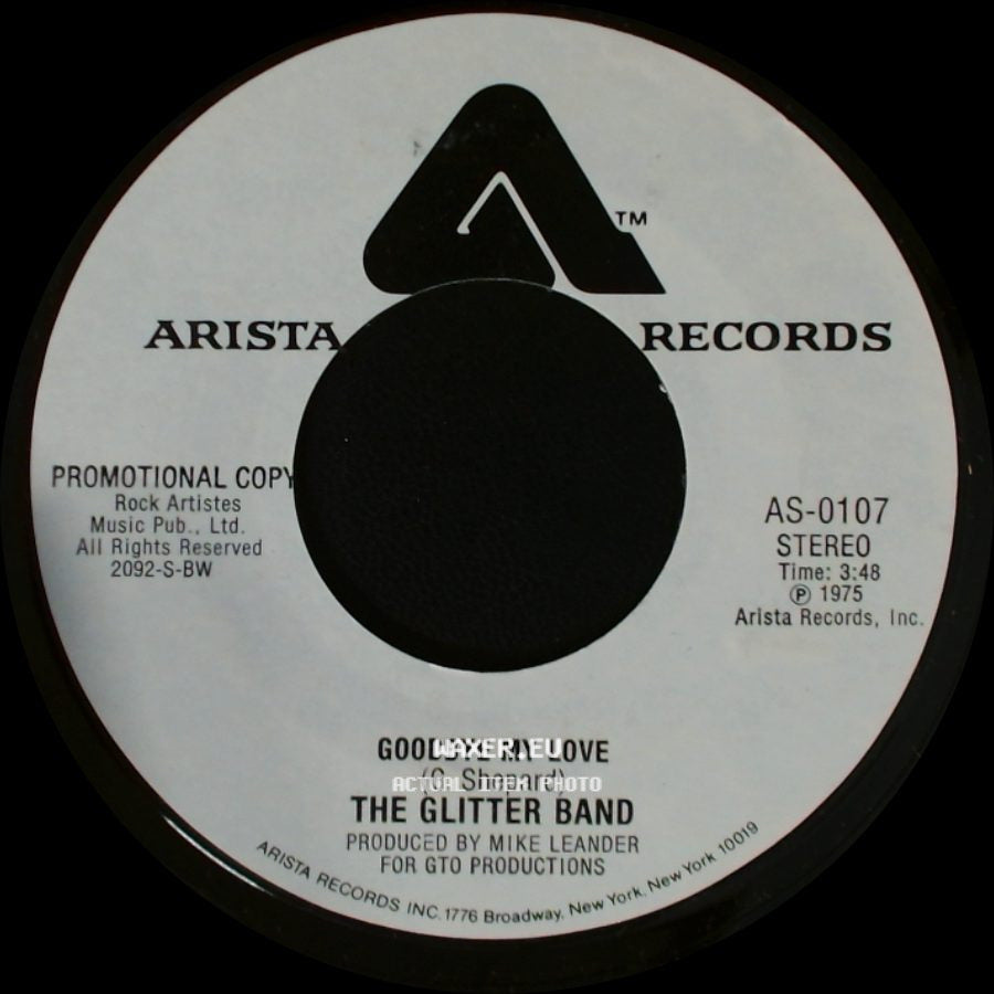 The Glitter Band - Goodbye My Love / Goodbye My Love side B