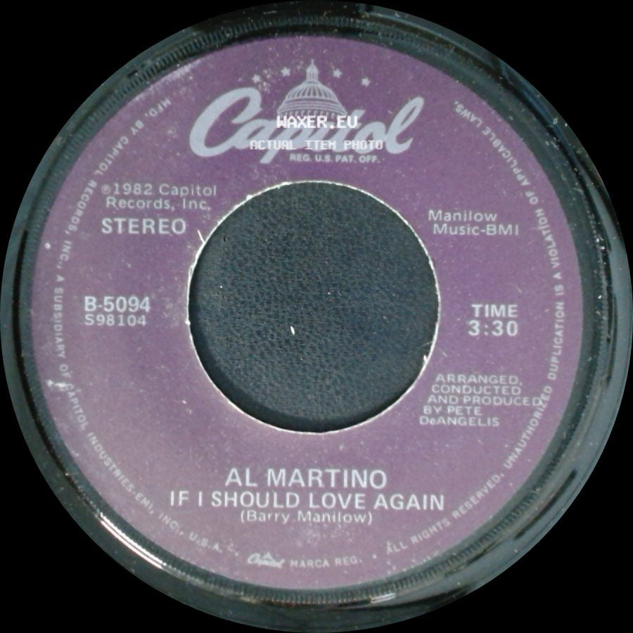 Al Martino - If I Should Love Again / You And I side A
