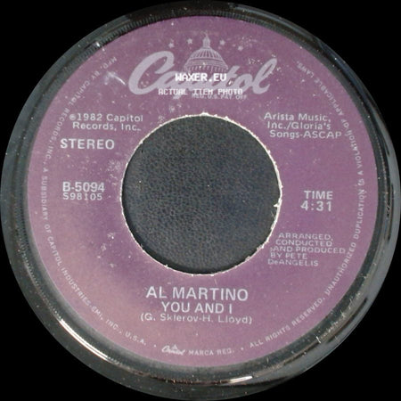 Al Martino - If I Should Love Again / You And I side B