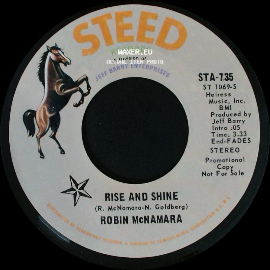 Robin Mcnamara - Lost In Boston / Rise And Shine side B