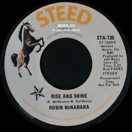 Robin Mcnamara - Lost In Boston / Rise And Shine side B