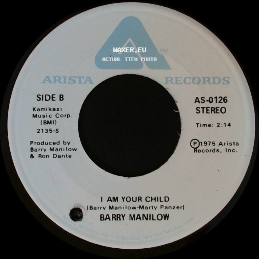 Barry Manilow - Could It Be Magic / I Am Your Child side B