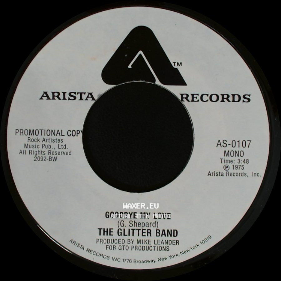 The Glitter Band - Goodbye My Love / Goodbye My Love side A