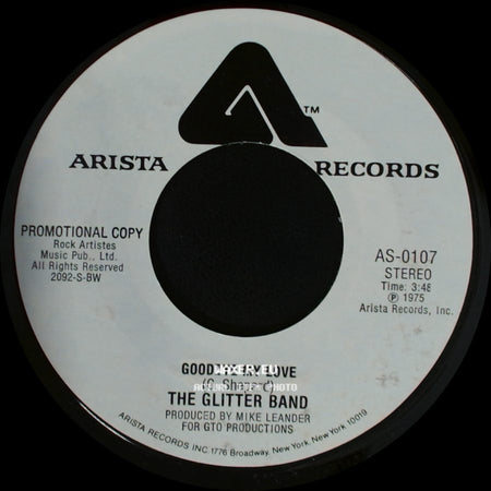 The Glitter Band - Goodbye My Love / Goodbye My Love side B
