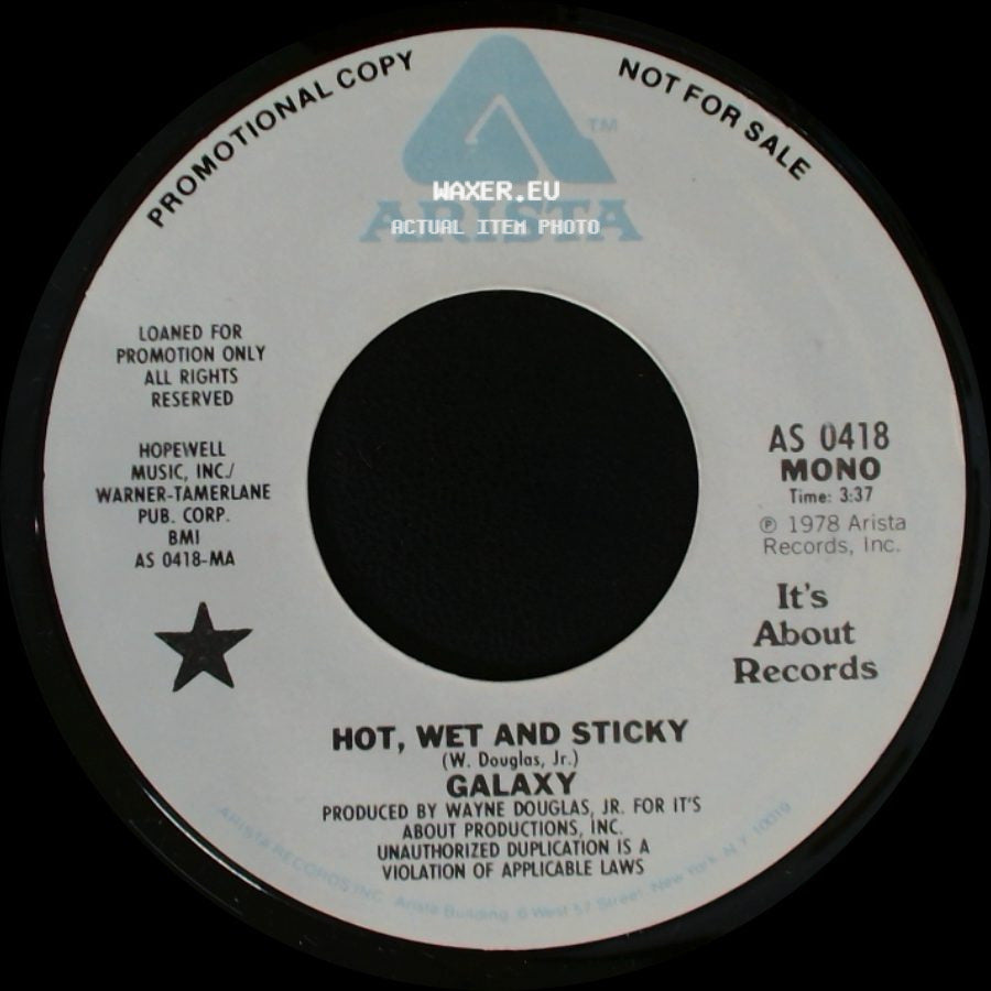 Galaxy - Hot, Wet And Sticky / Hot, Wet And Sticky side A