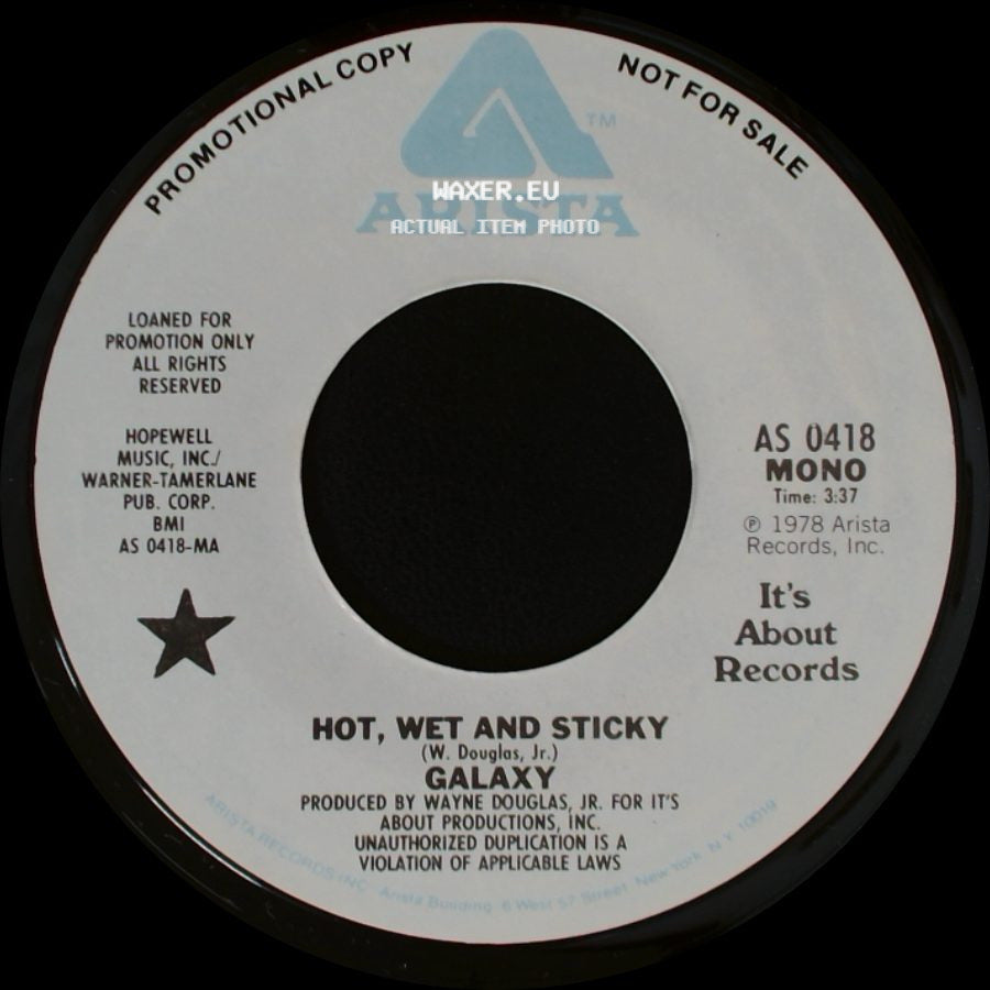 Galaxy - Hot, Wet And Sticky / Hot, Wet And Sticky side A