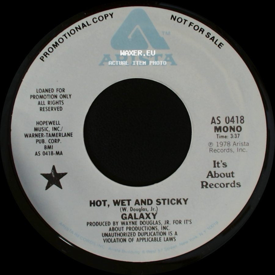 Galaxy - Hot, Wet And Sticky / Hot, Wet And Sticky side A