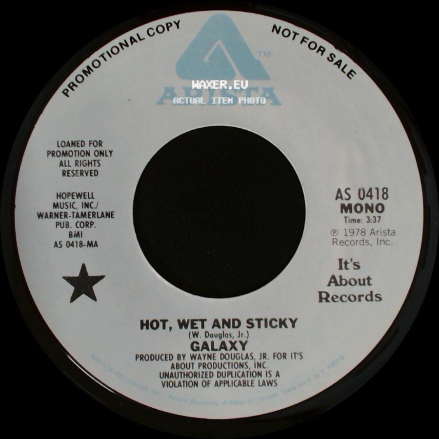 Galaxy - Hot, Wet And Sticky / Hot, Wet And Sticky side A