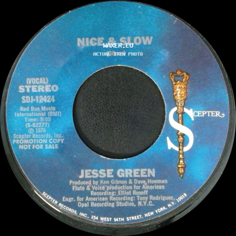 Jesse Green - Nice & Slow / Nice & Slow side B
