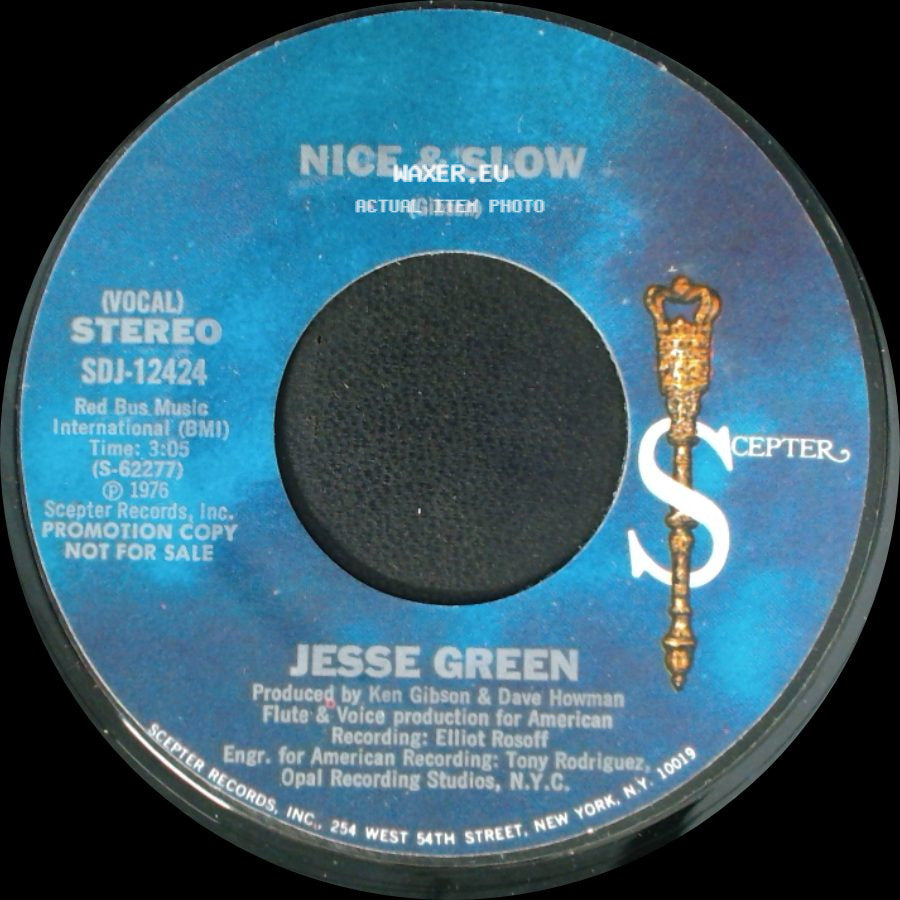 Jesse Green - Nice & Slow / Nice & Slow side A