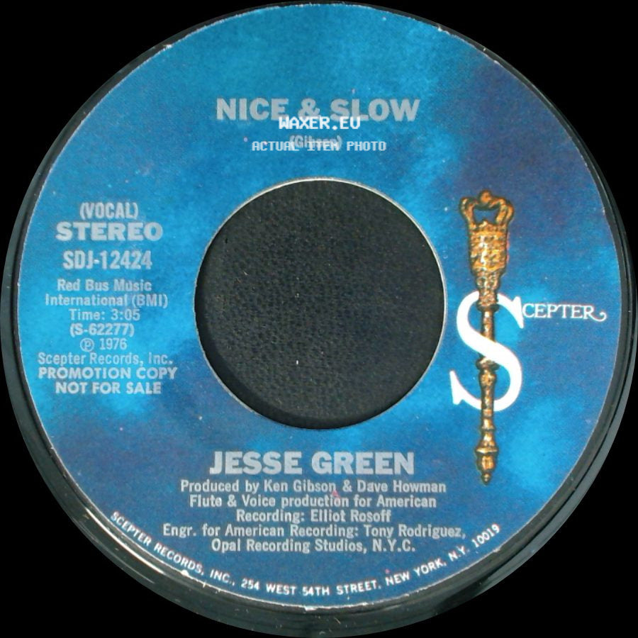 Jesse Green - Nice & Slow / Nice & Slow side B