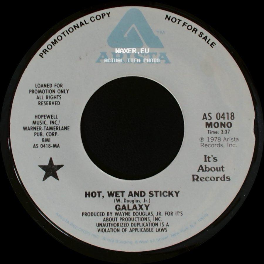 Galaxy - Hot, Wet And Sticky / Hot, Wet And Sticky side A