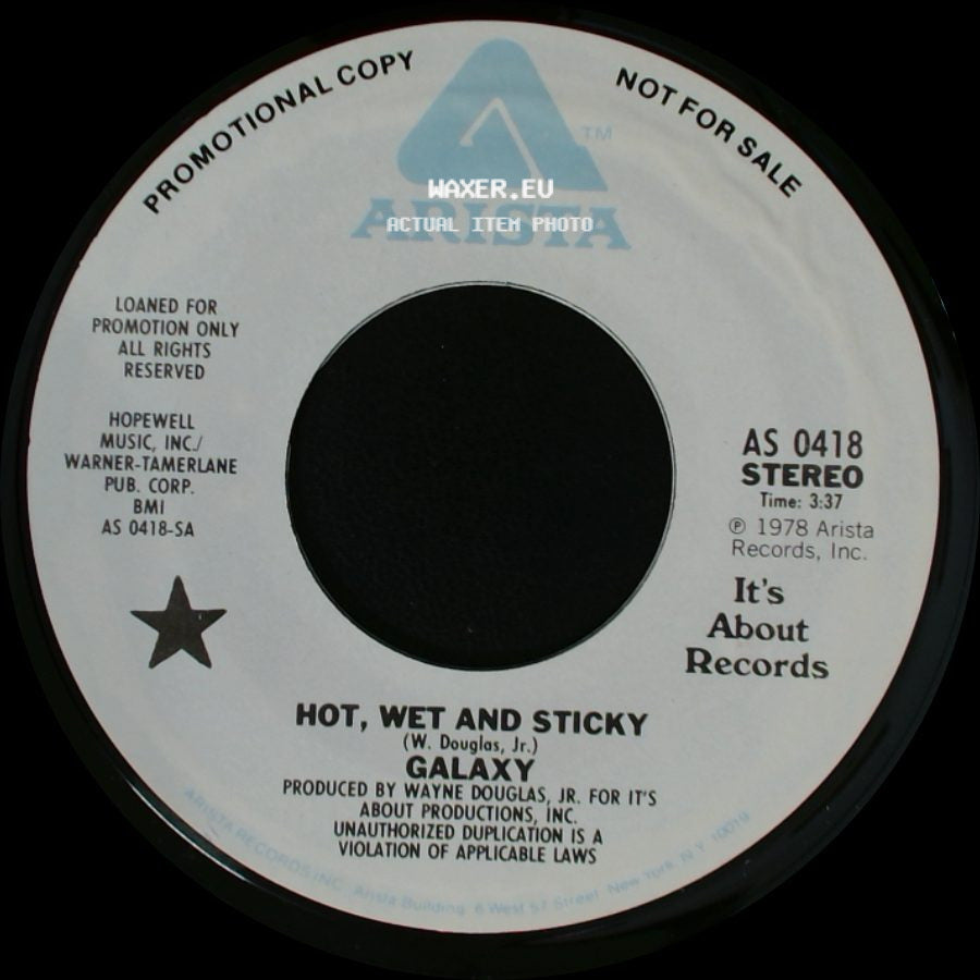 Galaxy - Hot, Wet And Sticky / Hot, Wet And Sticky side A