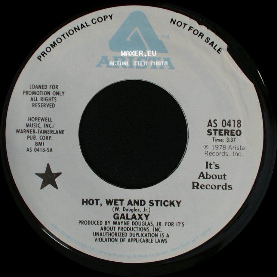 Galaxy - Hot, Wet And Sticky / Hot, Wet And Sticky side A