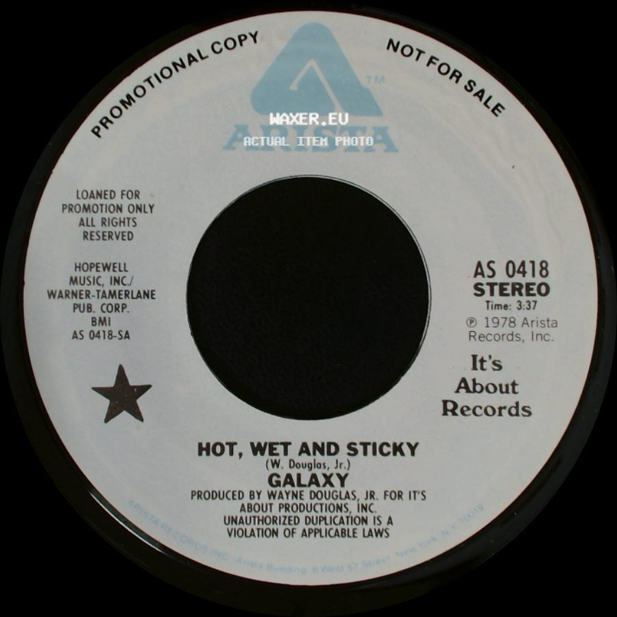 Galaxy - Hot, Wet And Sticky / Hot, Wet And Sticky side A