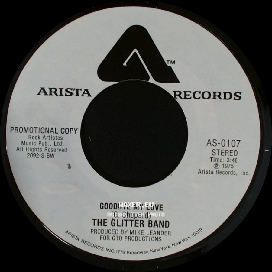 The Glitter Band - Goodbye My Love / Goodbye My Love side A