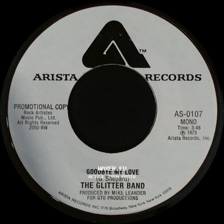 The Glitter Band - Goodbye My Love / Goodbye My Love side B