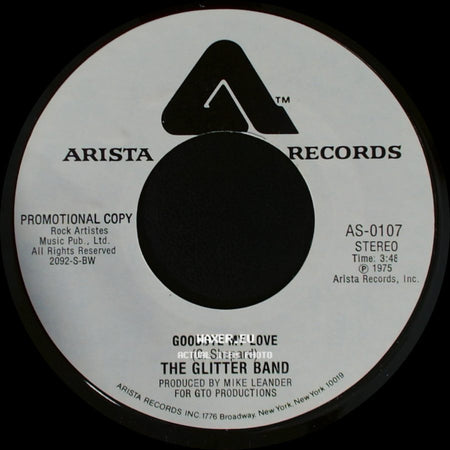 The Glitter Band - Goodbye My Love / Goodbye My Love side B