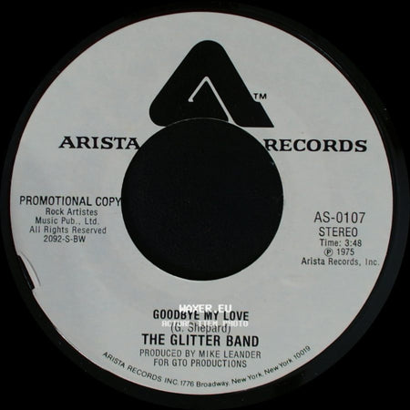 The Glitter Band - Goodbye My Love / Goodbye My Love side A