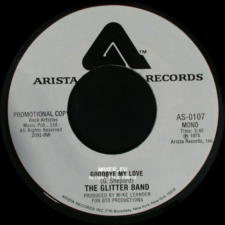 The Glitter Band - Goodbye My Love / Goodbye My Love side B