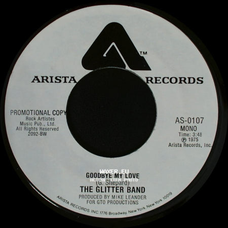 The Glitter Band - Goodbye My Love / Goodbye My Love side B