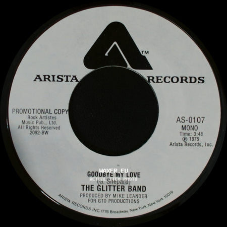 The Glitter Band - Goodbye My Love / Goodbye My Love side A