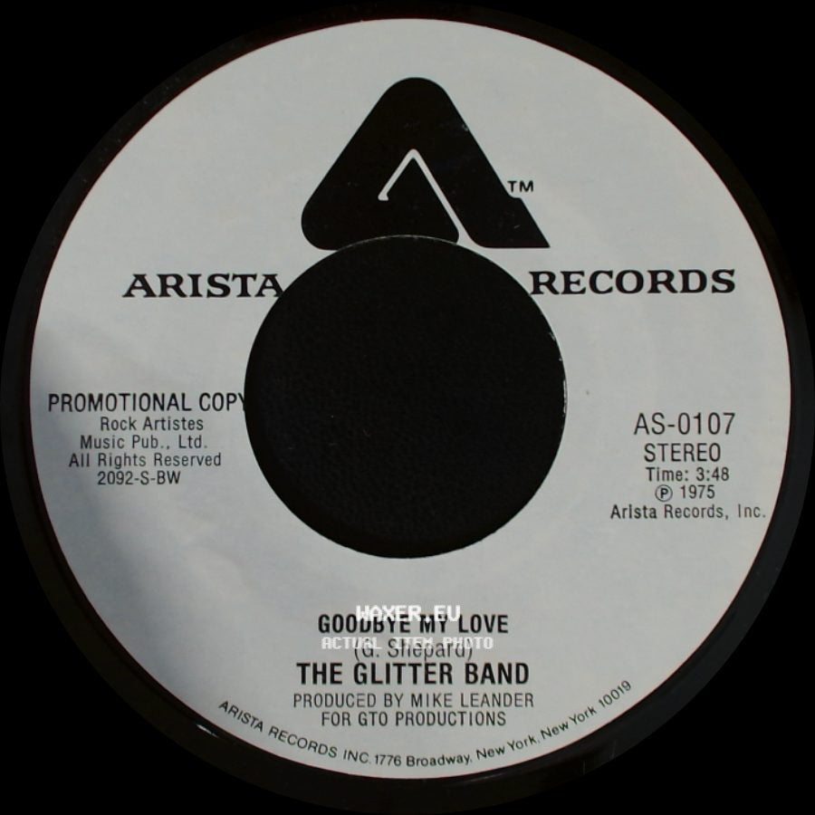 The Glitter Band - Goodbye My Love / Goodbye My Love side B