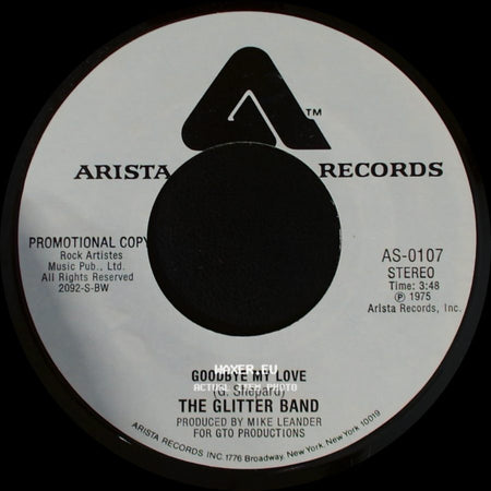 The Glitter Band - Goodbye My Love / Goodbye My Love side B
