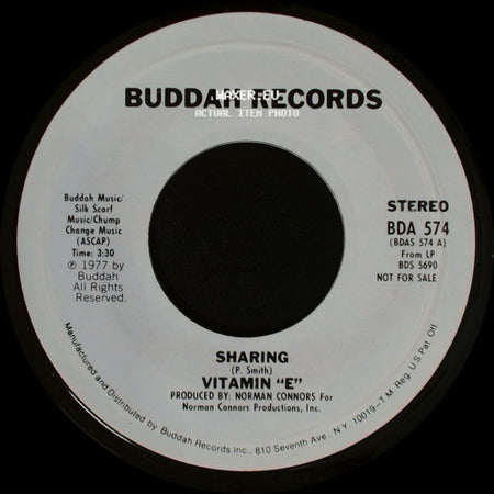 Vitamin "E" - Sharing / Sharing side B