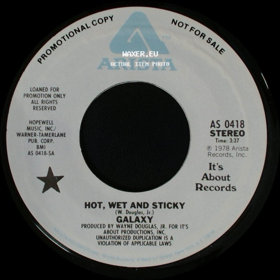 Galaxy - Hot, Wet And Sticky / Hot, Wet And Sticky side A